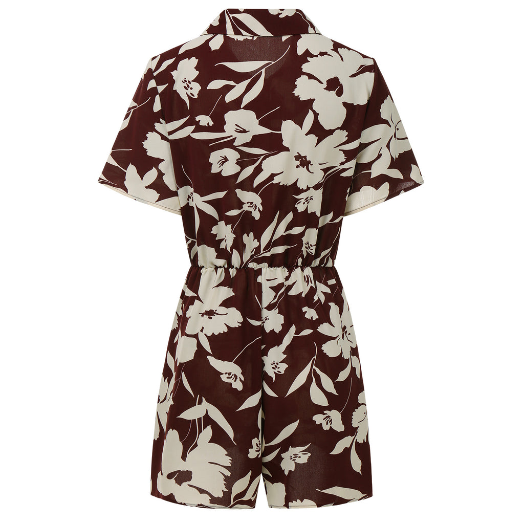 TROPICAL Print Jumpsuit