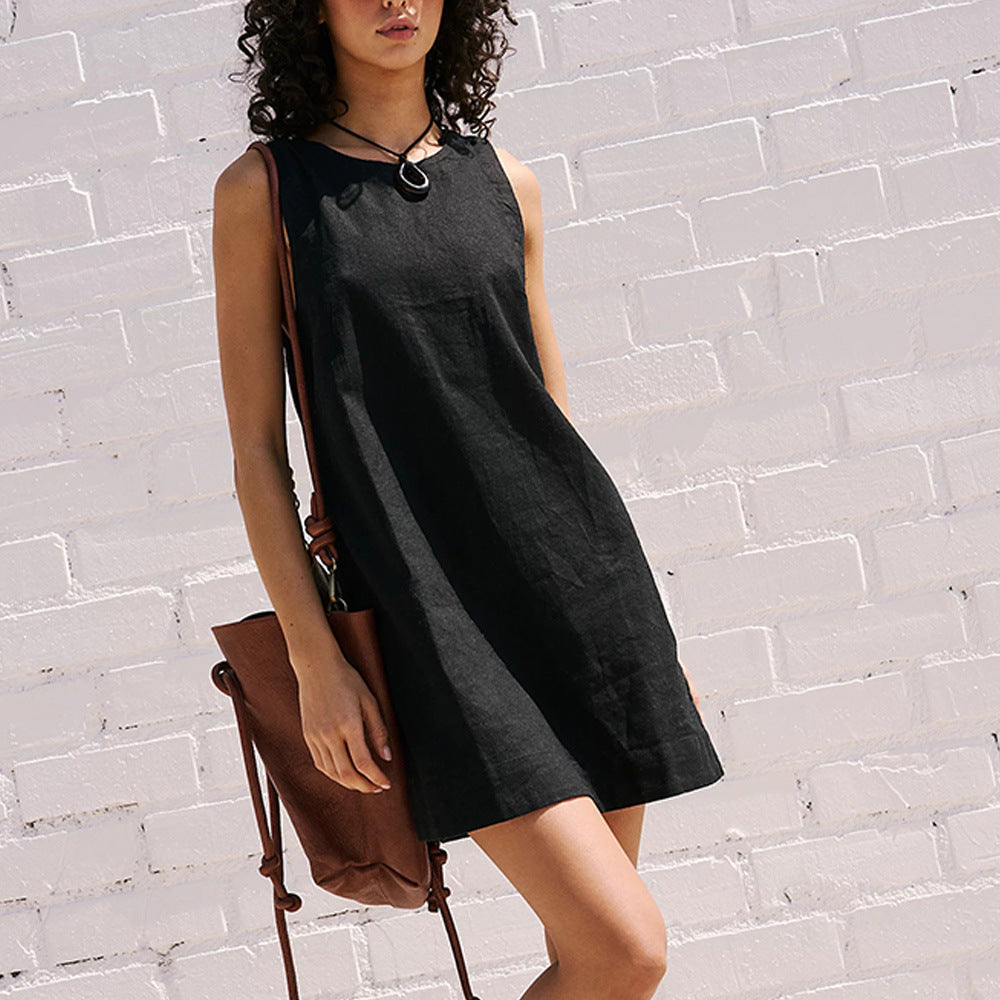 SOLEIL Backless Beach Dress