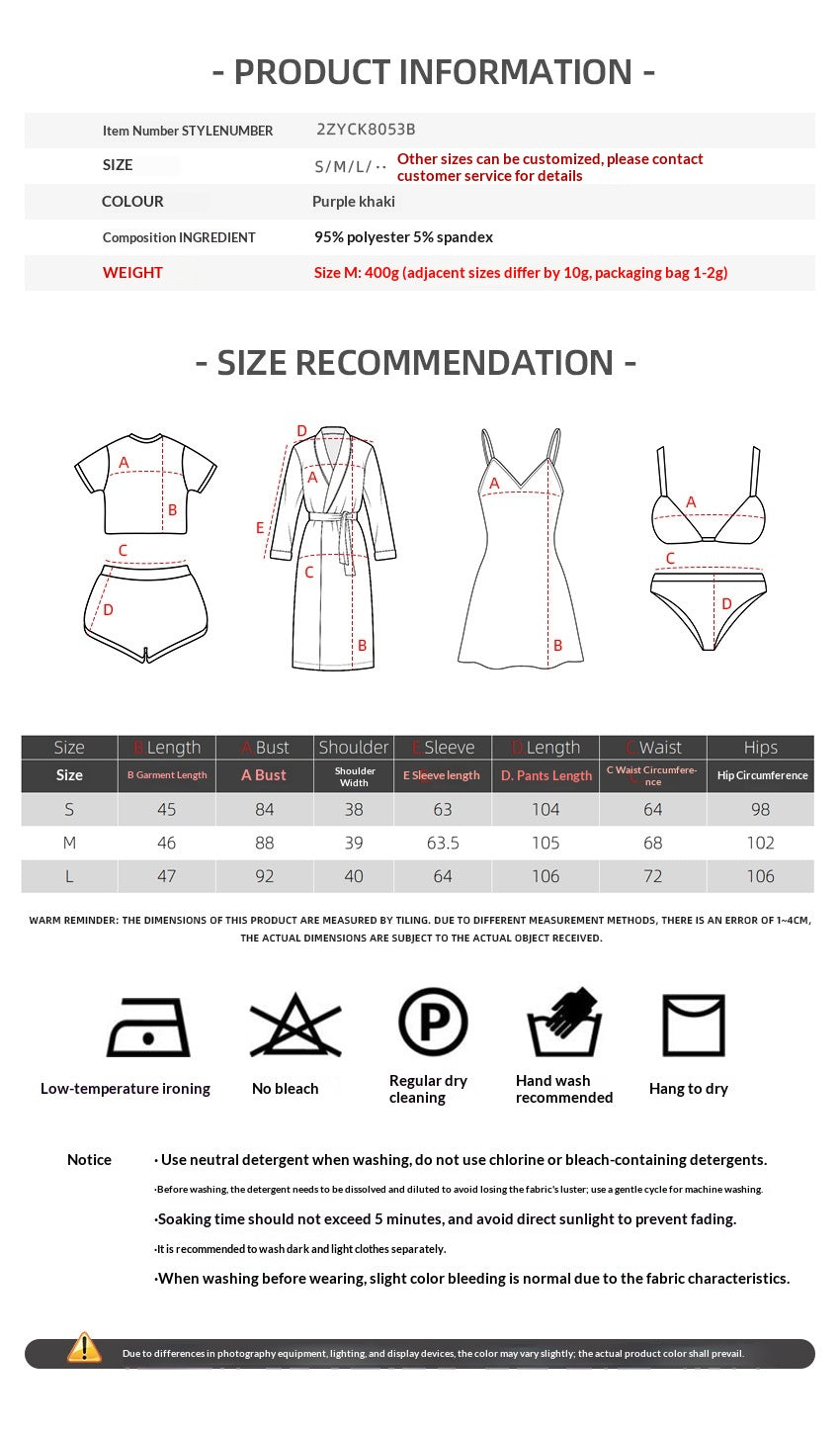 VELVET Silk-Touch Sleepwear Set