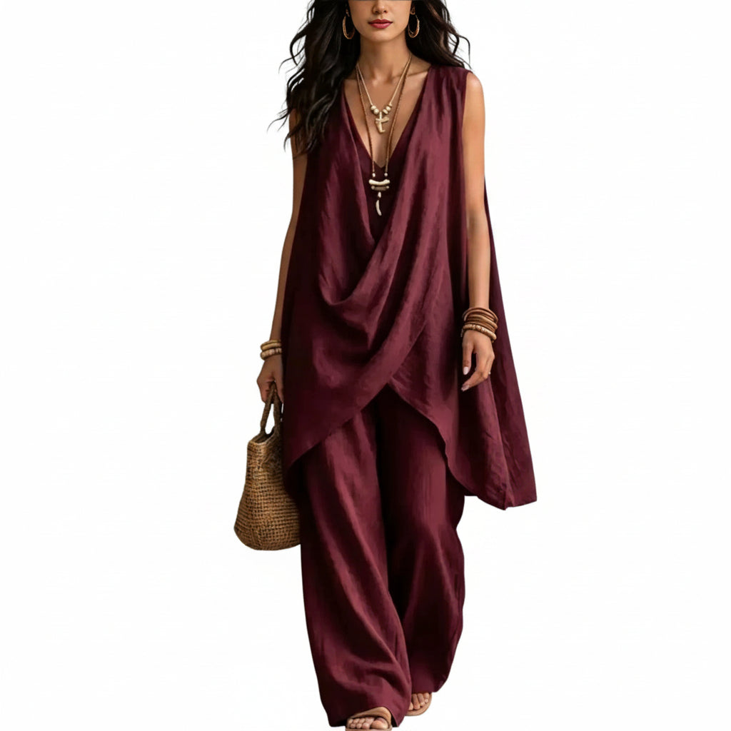 HAVEN Linen Resort Co-ord Set