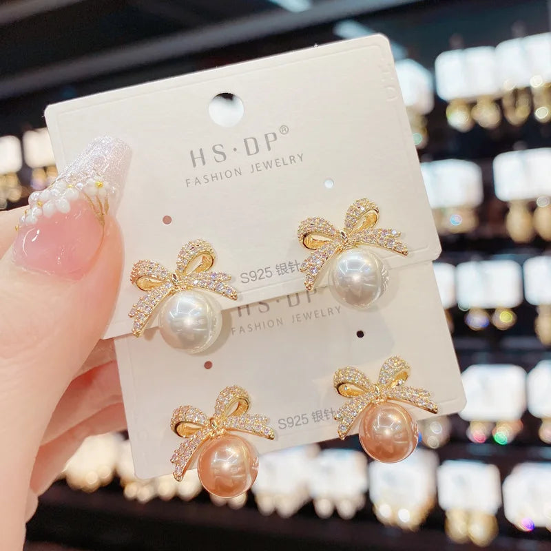 Luxe Pearl Spark Earrings