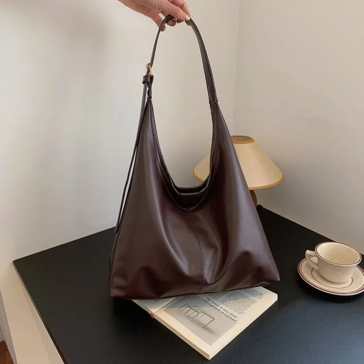 VINTAGE Structured Shoulder Tote