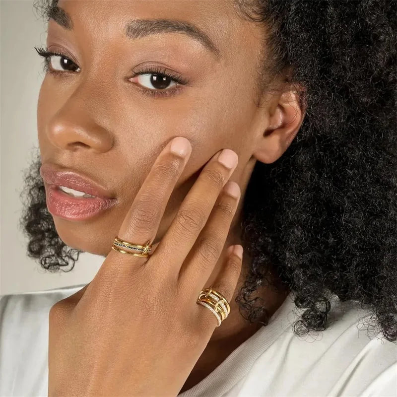 Luna Stack Ring