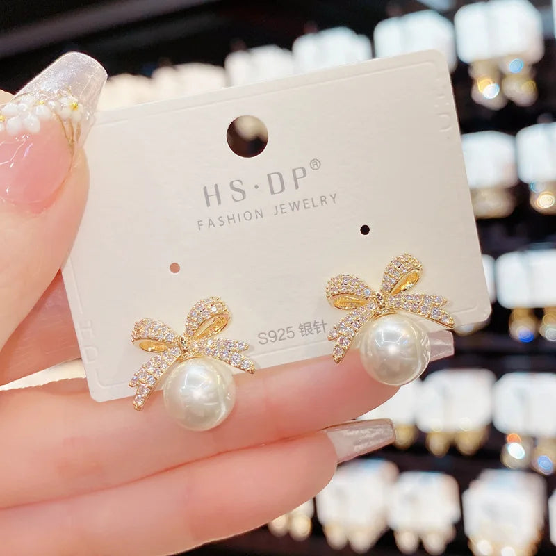 Luxe Pearl Spark Earrings