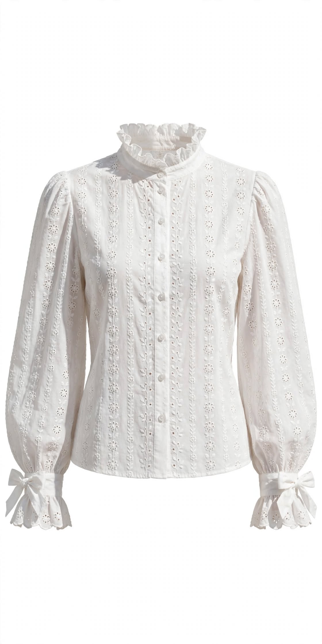 Blouse Blanche Brodée Oversize - XL à 3XL - Style Parisienne Grande Taille