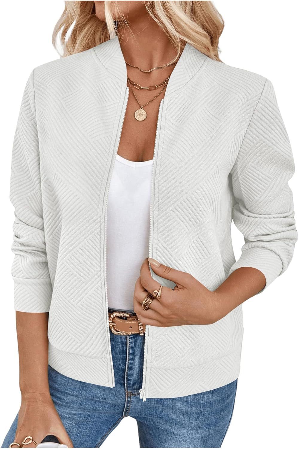 URBAN Textured Bomber Jacket