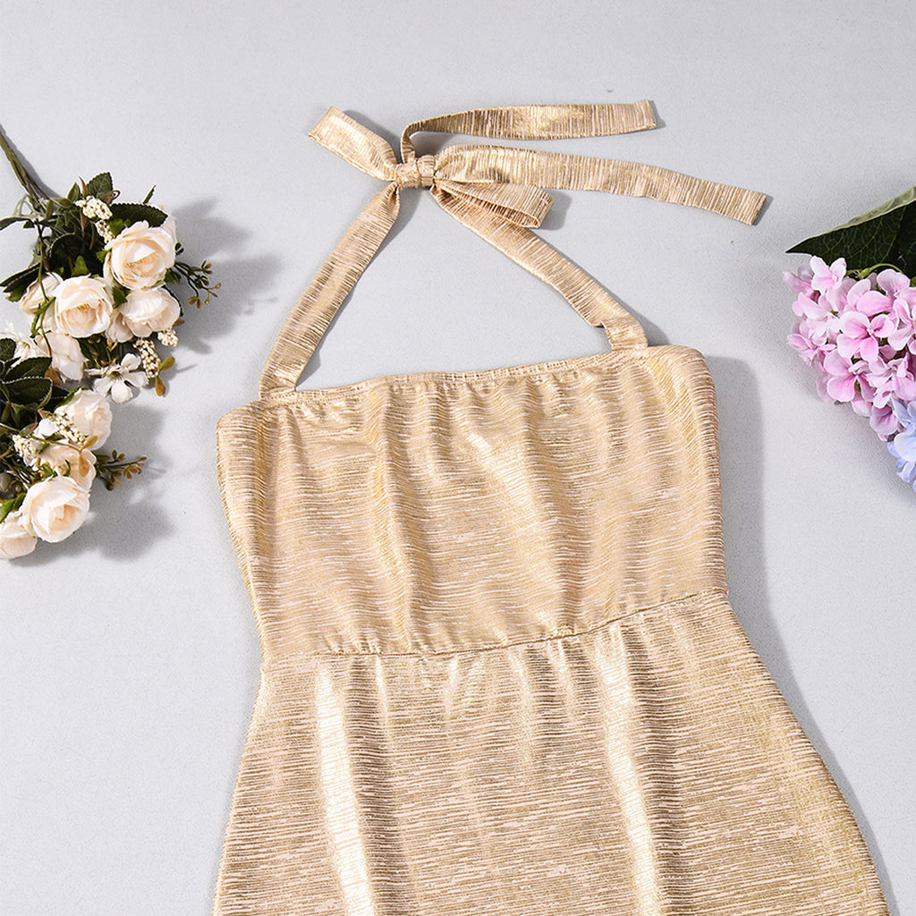 GLOW Patchwork Sleeveless Dress